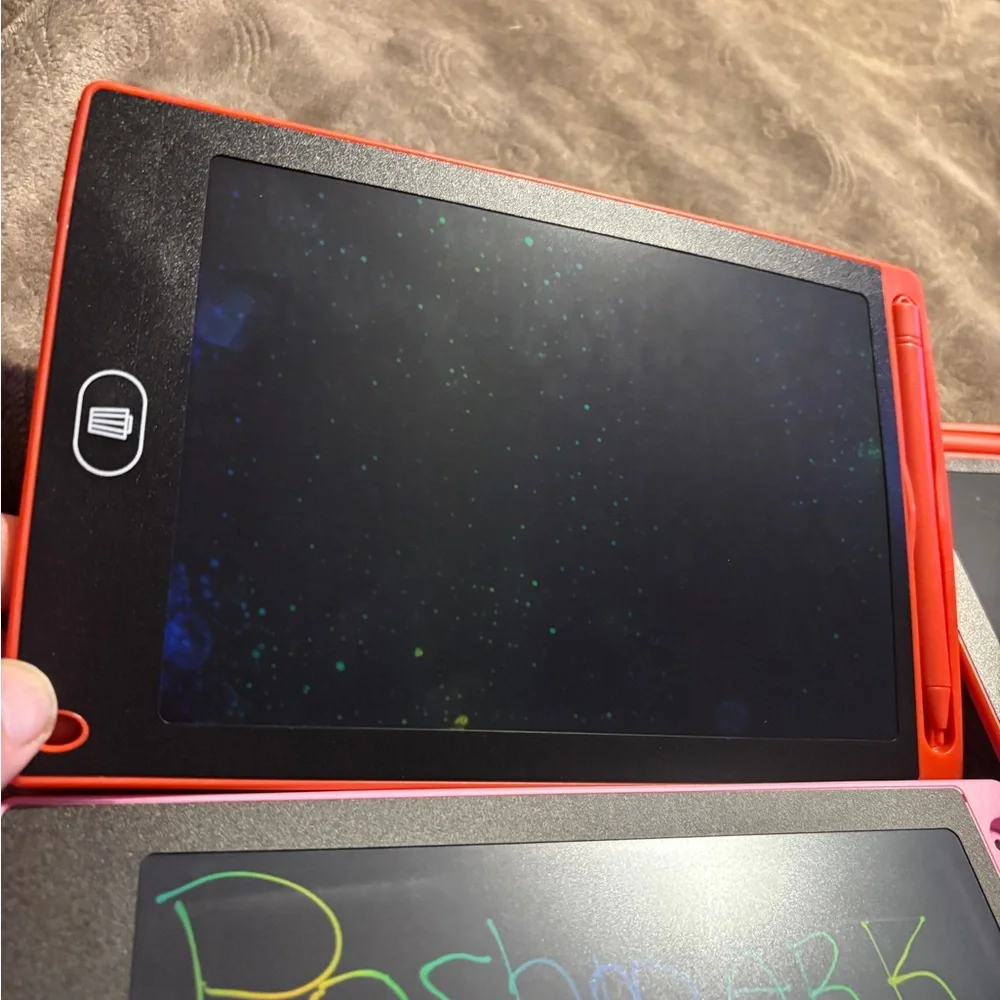 LCD 3 color Writing Tablet Set 8.5” Electronic Drawing Pads Doodle Board for Kid